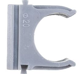 Крепеж - клипса для труб MasterProf диам. 20 мм, серая, 50 шт. ЭТ.120519 