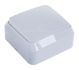 Выключатель Smartbuy 1-клавишный 10А белый Юпитер SBE-03w-10-SW1-0 