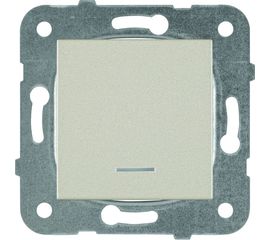 Выключатель Panasonic МОДУЛЬ 1кл с подсветкой, бронза Karre Plus 54850 WKTT0002-2BR-RES 