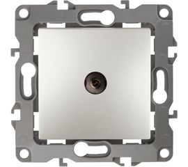 Розетка TV ЭРА 12310215 проходная, IP20, перламутр Б0027440 