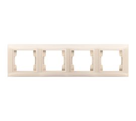 Четырехместная рамка, крем Violet Volsten V01-22-A41-M 9153 