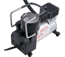 Металлический компрессор 30л/мин в прикуриватель SKYWAY БУРАН-01N Hi-tech 10атм S02001003 