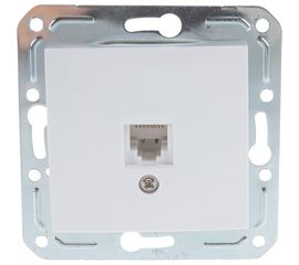 Одноместная телефонная розетка Volsten V01-11-F12-M, RJ -11, Magenta, 9041 