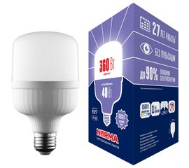 Светодиодная лампа Volpe LED-M80-40W/6500K/E27/FR/NR, матовая UL-00006790 