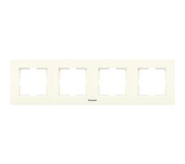 Рамка Panasonic Karre Plus 54819 4м горизонтальная крем WKTF0804-2BG-RES 
