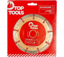 Диск алмазный сегментный (125x22.2 мм) Top Tools 61H325 