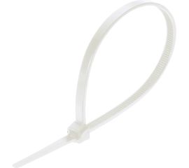 Нейлоновые хомуты Ultima 4.8х200 мм, белые, 100 шт, пакет 152006 