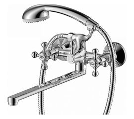 Смеситель для ванны OLIVES GIRONA 01221GR с длинным изливом 