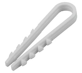 Дюбель-хомут ПЭМИ 5-10 для кругл. кабеля, белый 50 шт. X7906768 