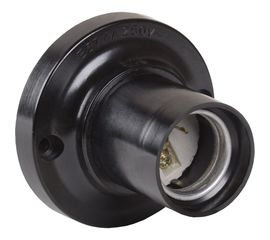 Потолочный карболитовый патрон IEK, Пкб27-04-К21 Е27, черный EPK12-04-02-K01 