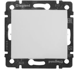 Механизм выключателя Legrand 1-клавишный СП Valena 10 А IP31 белый Leg 774401 