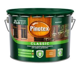 Декоративная пропитка для защиты древесины PINOTEX CLASSIC NW (орегон; 9 л) 5270888 