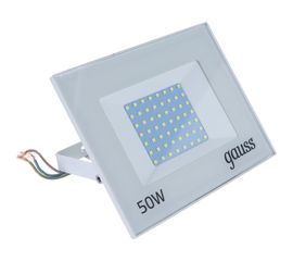 Светодиодный прожектор Gauss LED 50W 3500lm IP65 6500К белый 613120350 