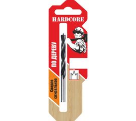 Сверло спиральное по дереву (8х117 мм) Hardcore 160008 