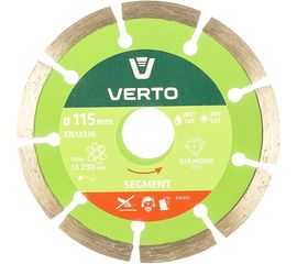 Диск алмазный сегментный 115x22.2 мм VERTO 61H3S1 