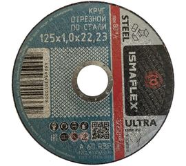 Круг отрезной 41 (125х1х22 мм; A R BF ultra) ISMAflex 8819 