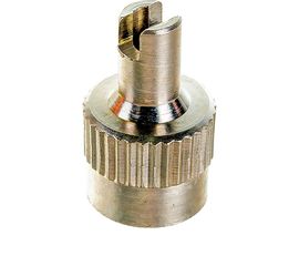 Набор металлических колпачков для ниппеля колеса со шлицом для золотника, 4 шт. MasterProf АС.010013 