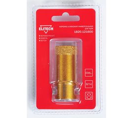 Коронка алмазная (25 мм; М14) ELITECH 1820.121600 