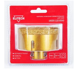 Коронка алмазная (83 мм; М14) ELITECH 1820.123300 