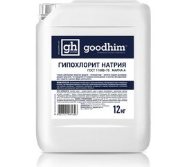 Гипохлорит натрия GOODHIM МАРКА А 12 кг 61606 