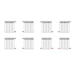 Алюминиевый радиатор Rifar Alum 500 8 сек. 