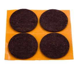 Подкладка ЕВРОПАРТНЕР фетр, корич. 28мм 12шт. 6 9185 2 