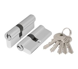 Цилиндровый механизм AJAX AX100/80 mm 35+10+35 CP хром 5 кл. 39837 