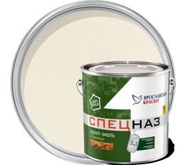 Грунт-эмаль СПЕЦНАЗ по ржавчине, белая RAL 9003, банка 3 кг, 209222 