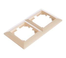 Рамка Intro 450202 на 2 поста, СУ, Solo, слоновая кость Б0043411 