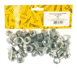 Оцинкованная гайка КрепСтройГрупп М12 DIN 934, 1 кг 145129 