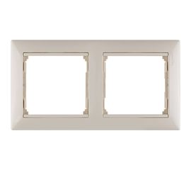Рамка Legrand Valena 2 поста горизонтальный монтаж слоновая кость Leg 774352 
