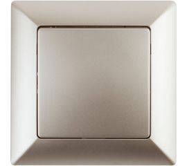 Выключатель Intro 410104 10А, 250В, СУ, Solo, шампань Б0043266 