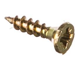 Универсальный саморез Tech-Krep 10х2,5 мм 500 шт желтый, коробка с окном 102218 