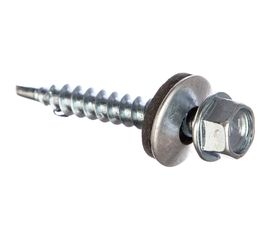 Кровельный саморез Tech-Krep КР ZP сверло 4,8х35 60 шт, коробка с окном 112026 