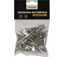 Заклепки вытяжные алюминиевые (50 шт; 4х16 мм) Ultima 151017 