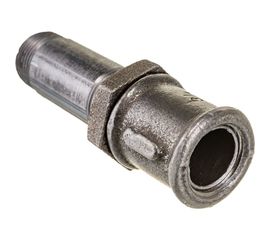 Сгон ДТРД стальной, в сборе с муфтой и контргайкой чугунными Ду 20 (3/4"") L-110 12200110 