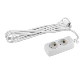 Удлинитель ЭРА UX-2e-3m c заземлением 3х0,75мм2, ПВС, 2гн, 3м Б0038573 