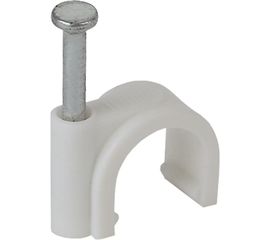 Круглая скоба ЭРА 20 мм пластиковая Б0038900 