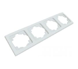 Четырехпостовая горизонтальная белая рамка TDM Лама SQ1815-0032 