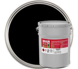 Грунт-эмаль на ржавчину МАЙ 3 в 1 черная, ведро 23 кг 211079 