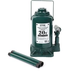 Бутылочный домкрат STVOL 20т 225-450 мм SDB20450 