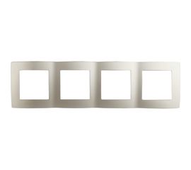 Рамка ЭРА 12-5004-15 на 4 поста, перламутр Б0019381 
