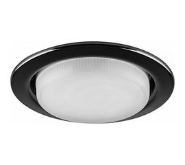 Встраиваемый потолочный светильник FERON 15W 230V GX53, черный хром, без лампы, DL53 28947 