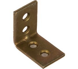 Мебельный узкий уголок ЗУБР УМ-2.0 25х25х17 х 2мм желтый цинк 31031-25 