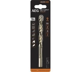 Сверло HSS-Co (9х81х125 мм) AEG AAKHSSCBT9-0 4932479339 