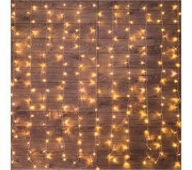 Гирлянда Neon-Night дождь (занавес) 1.5х1 м, прозрачный ПВХ, 96 LED тепло-белые, IP20 235-026 