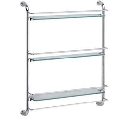 Полка WasserKRAFT стеклянная, тройная K-2033 