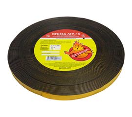 Термоуплотнительная лента Огнеза ЛТУ 2х15 мм, рулон 25 пог.м. 105100 