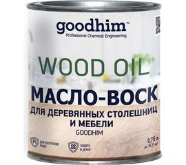 Масло-воск для деревянных столешниц и мебели Goodhim можжевельник, 0,75 л 24436 