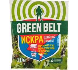 Средство для защиты от насекомых-вредителей Грин Бэлт Искра. Двойной эффект, таблетка, 10 г 01-421 